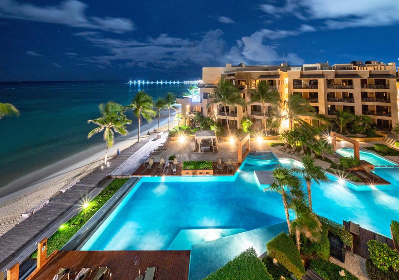 Condo Surf 405 - Luxury Oceanview Beachfront 3 Bedroom With Gym - At El Faro Condos بلايا ديل كارمن المظهر الخارجي الصورة